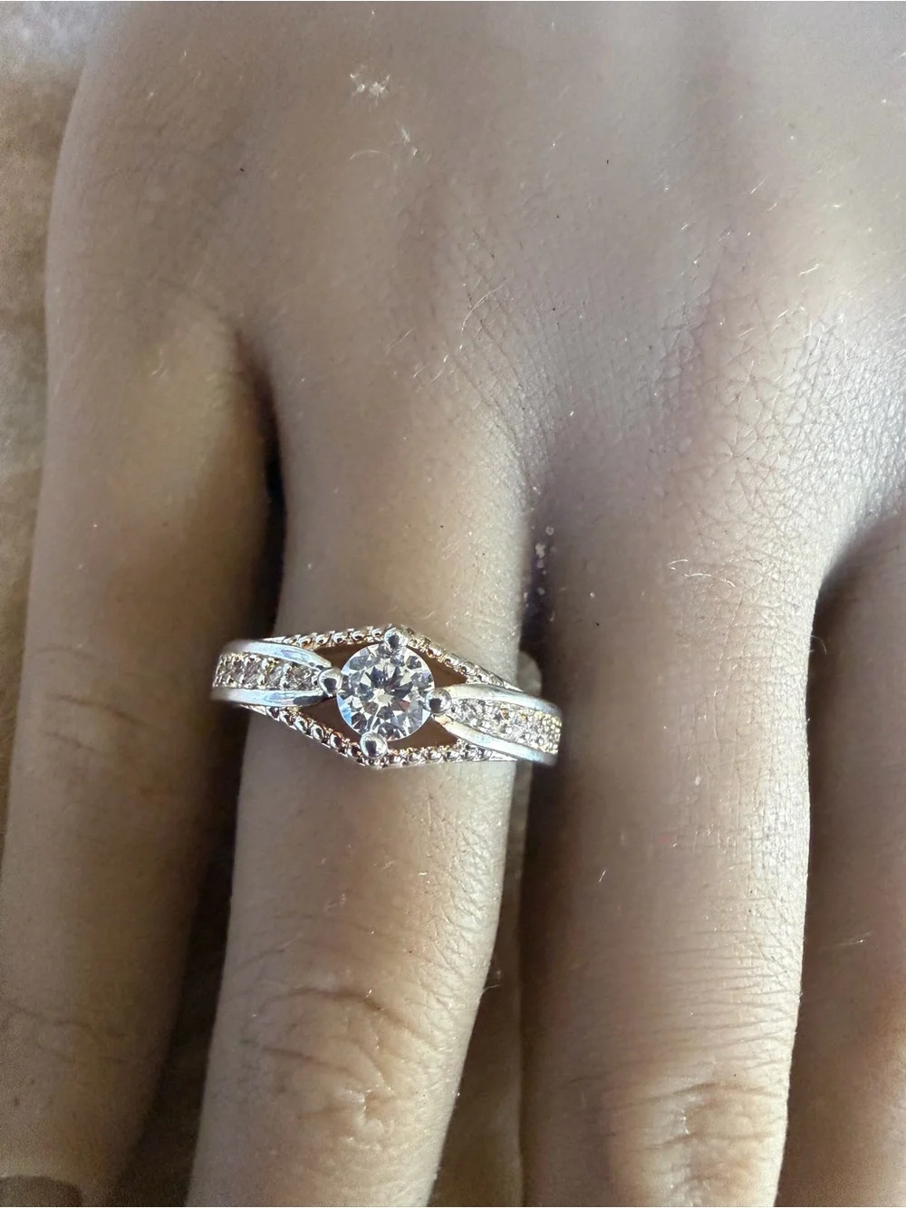 Stainless steel AAA CZ ring 💍